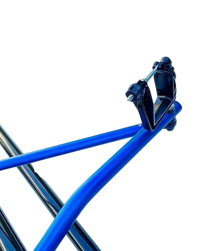 Close-up shot of rowing kit oar lock.